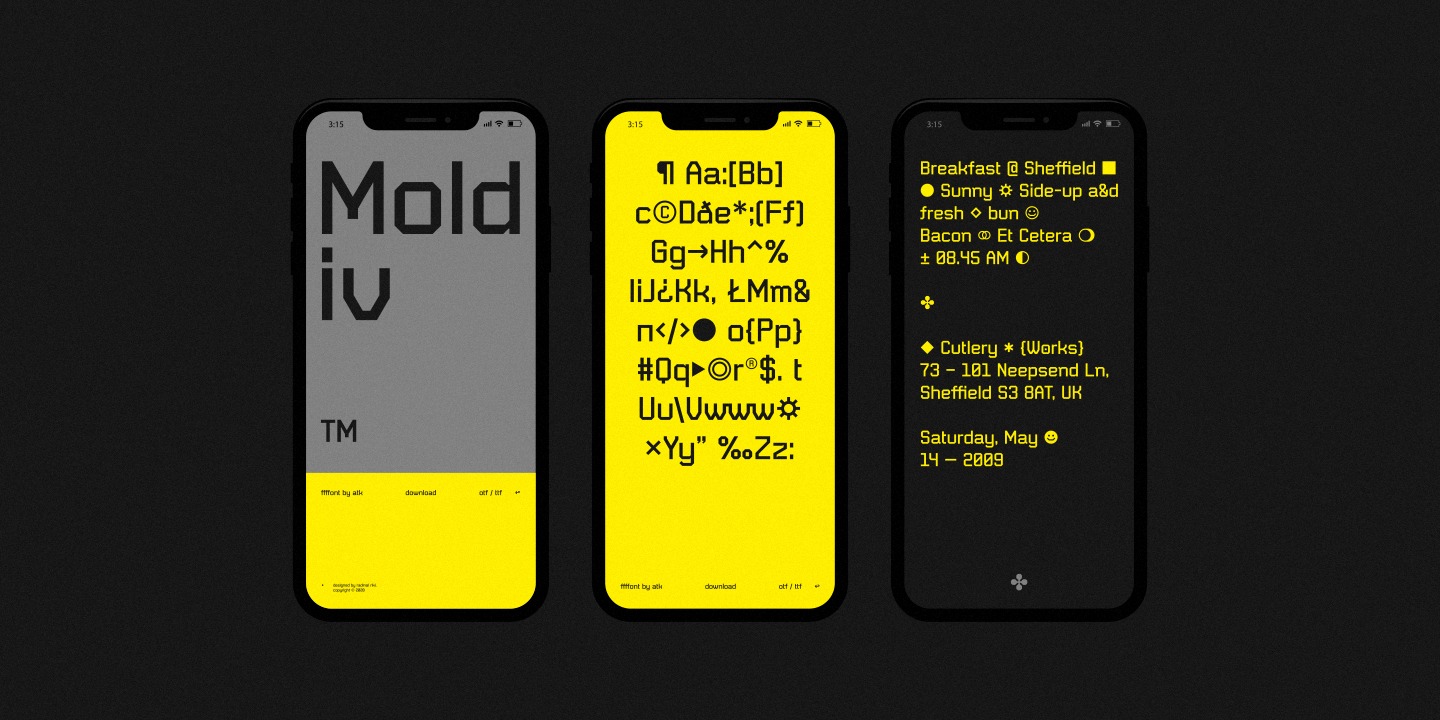 Moldiv Regular Font preview